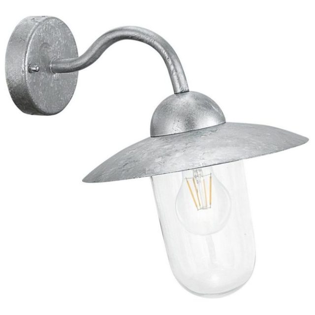 Vägglampa Utebelysning Eglo Milton Zink
