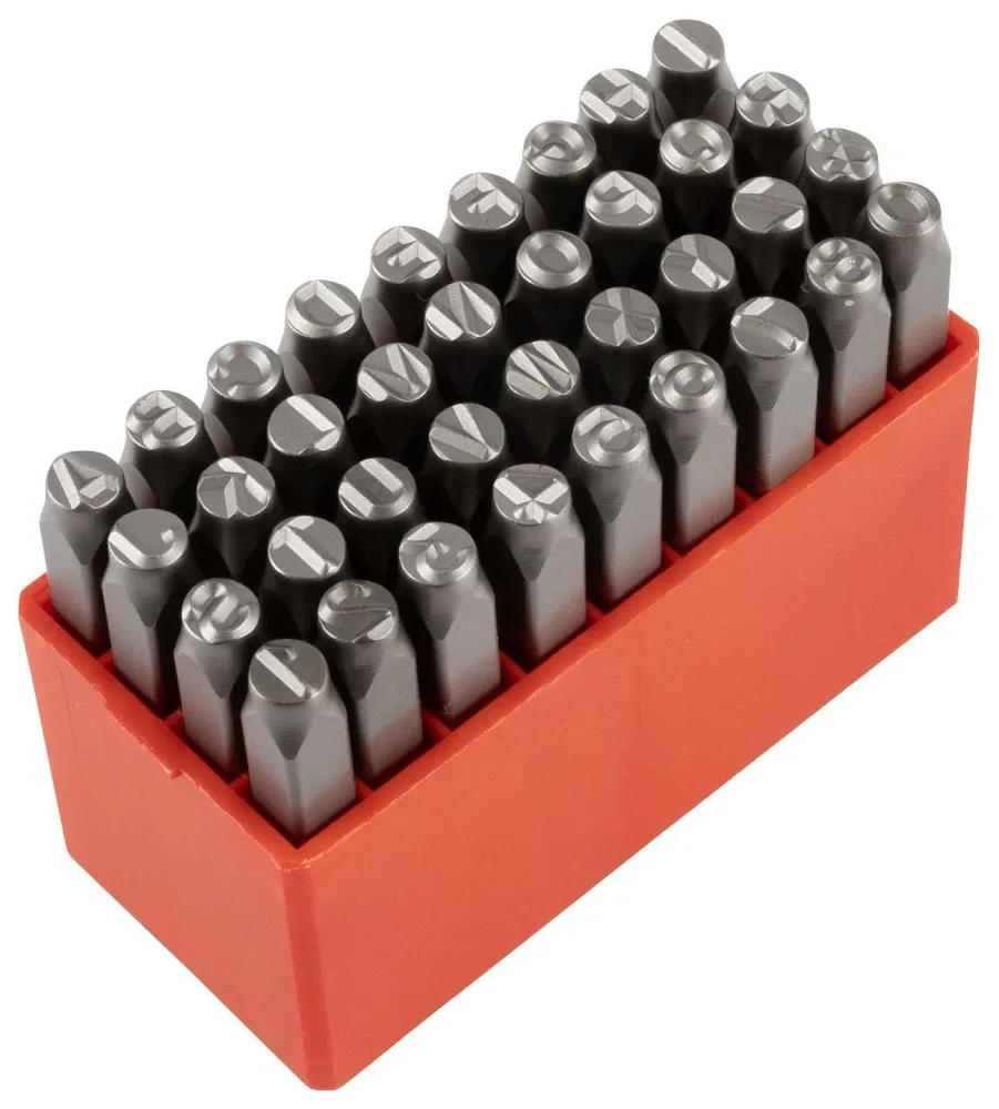 PELA 549860 Bokstavs- och sifferstans 6 mm, 36-pack