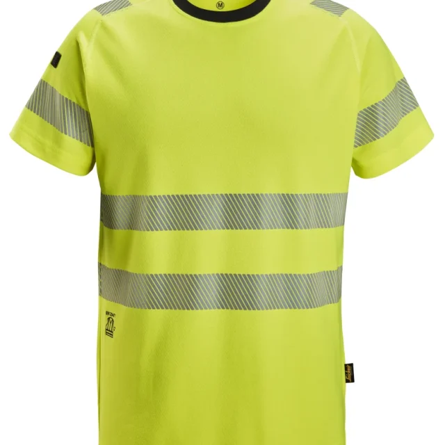 Snickers Workwear 2539 T-shirt varsel, gul XL