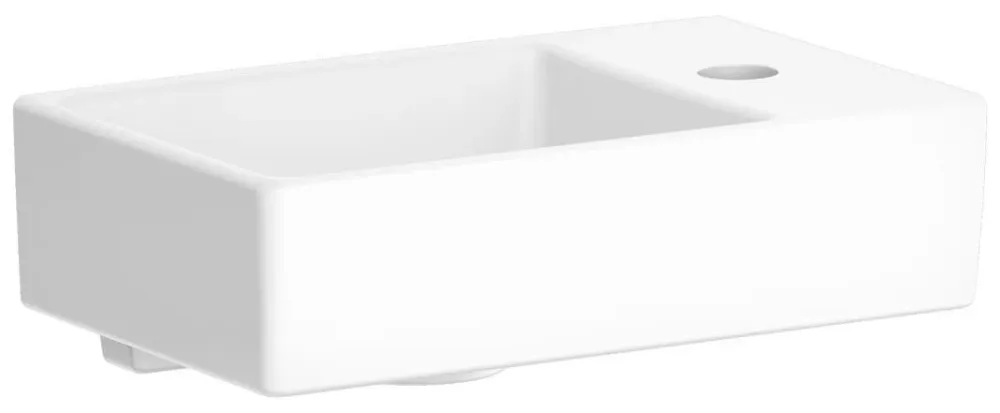 Gustavsberg Artic 4G369LSW Tvättställ 36x22, blandarhål höger Mattvit - Bild 2