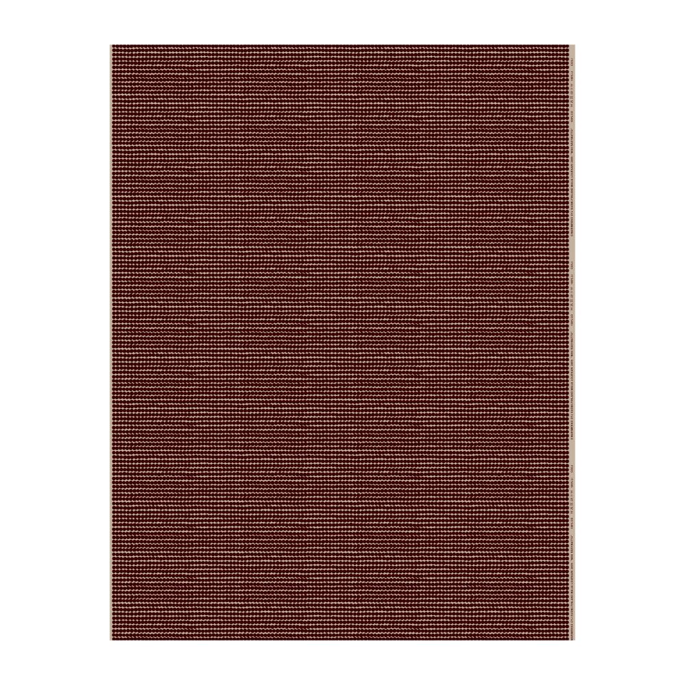 Mini Räsymatto tyg, Vinröd-vit-beige