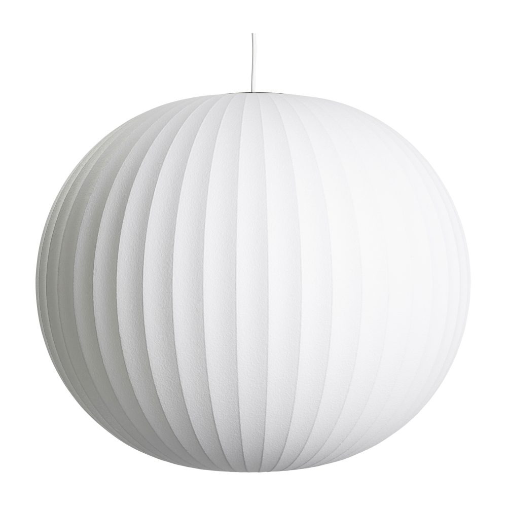 Nelson Bubble Ball pendel L, Off white