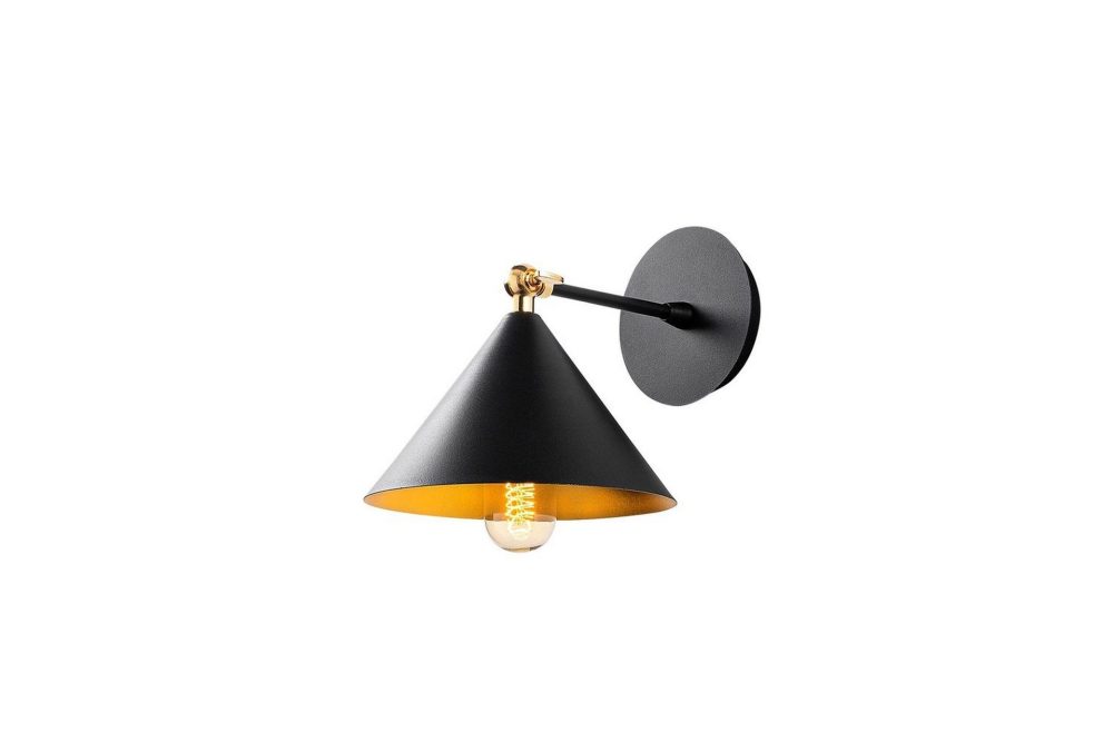 Vägglampa Adrim Svart