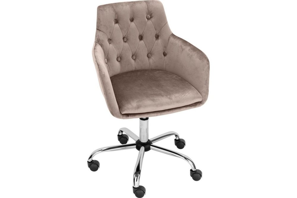 Kontorsstol Loft24 Kontorsstol Perry Taupe Taupe