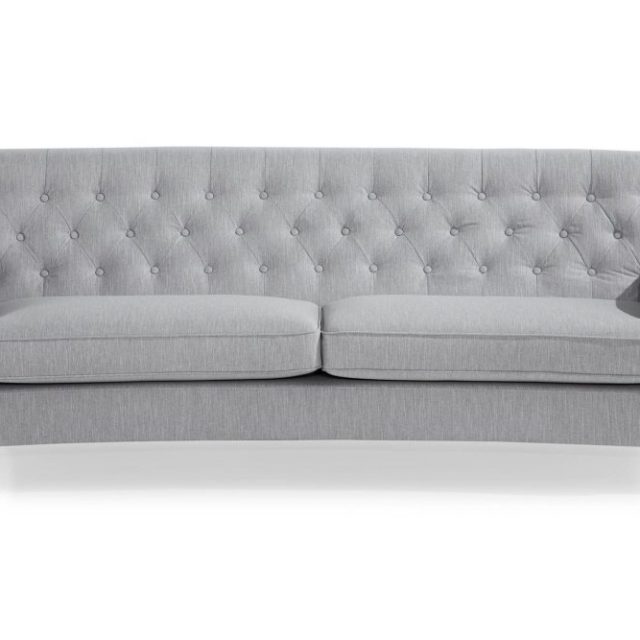 Howard Riviera 3-sits Svängd Tygsoffa