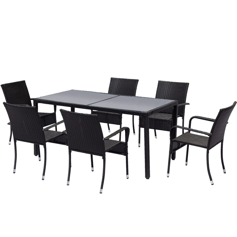 Matgrupp utemöbler | 6 stolar | Lyfco Boarp