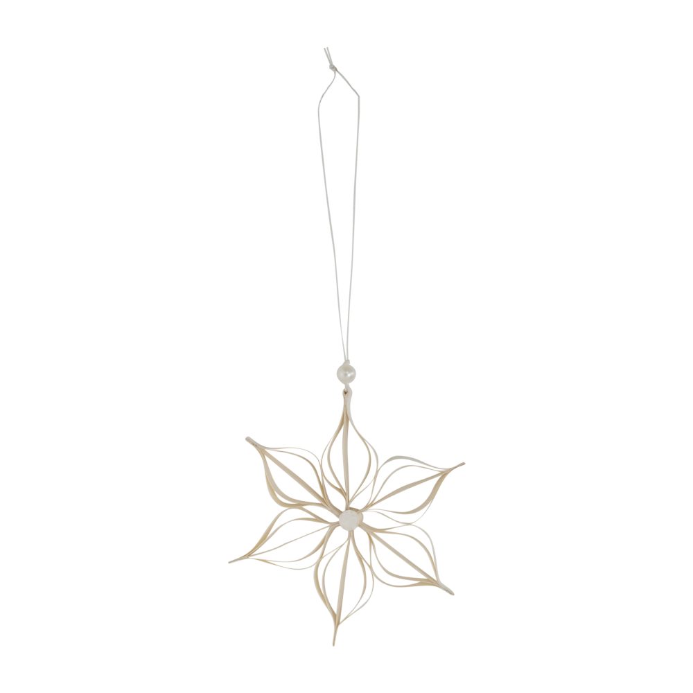 Star julhänge Ø13 cm, Vit
