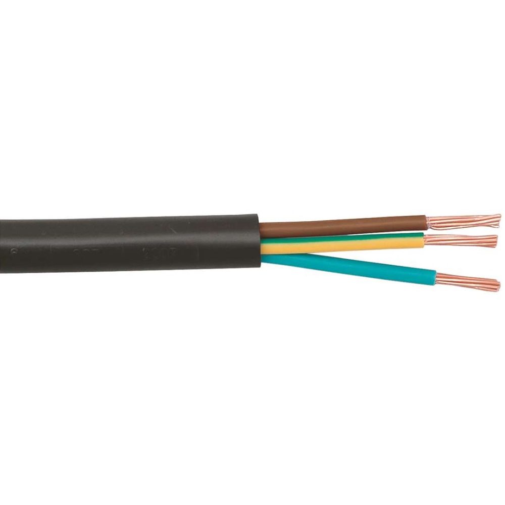 N1XV-U 3G2,5mm², 0,6/1KV, Svart, Malmbergs 0004015