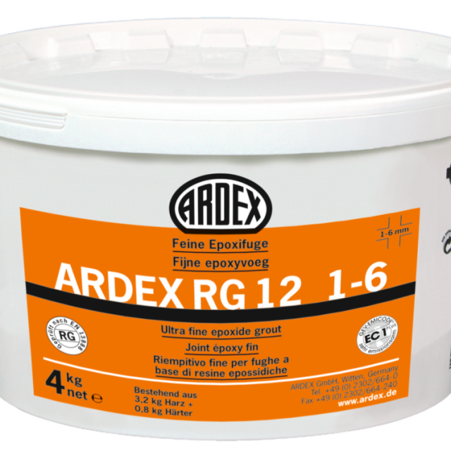 FOG EPOXI RG12 ARDEX GRÅ 1-6MM 4KG