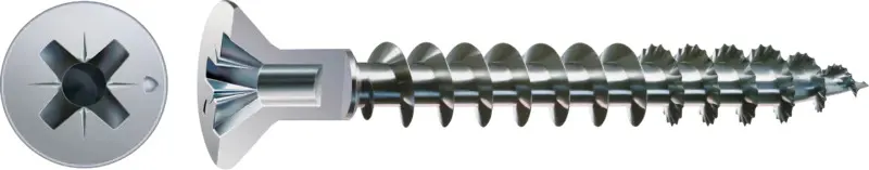 SPAX 0271010450555 Träskruv TFX, FZB, MED HÅL, ETA12/0114 4,5 x 55 mm, 500-pack