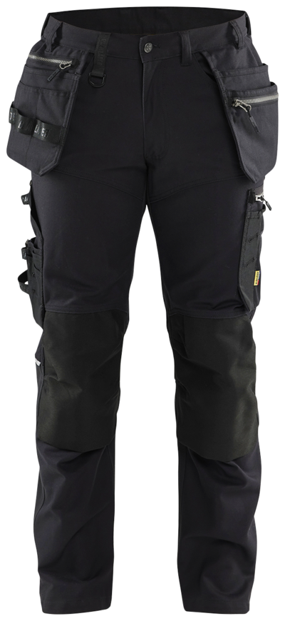 HANTVERKSBYXA BLÅKLÄDER 1790 1370, STRETCH SVART/SVART C54