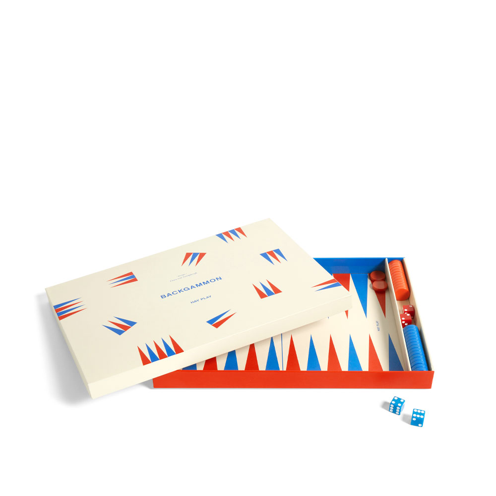 HAY PLAY spel, offwhite, backgammon