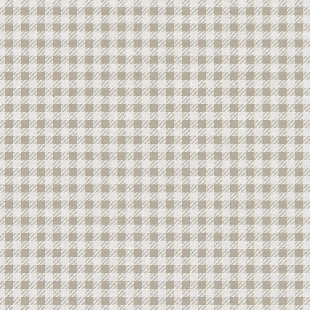Vaxduk Köksruta Rutig, Beige, 140cm | Stuvbutiken