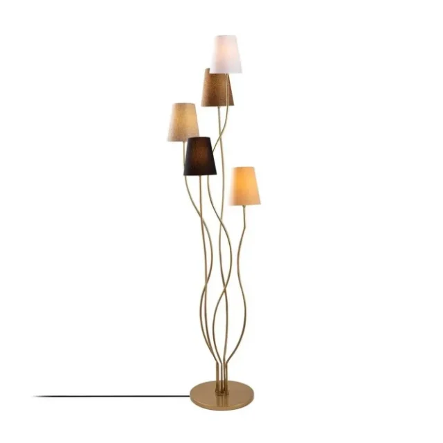 Golvlampa Crestor Flerfärgad / Mörka färger