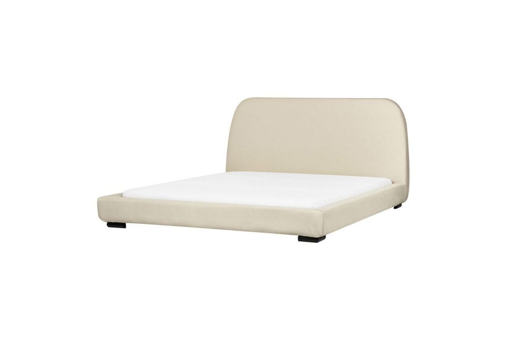 Dubbelsäng Roisel med lamellram 160x200, Polyester