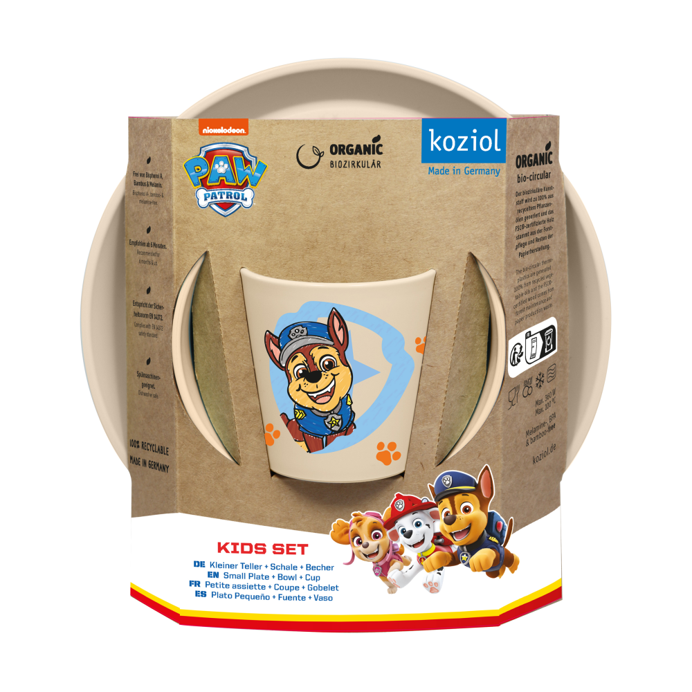 Connect Paw Patrol barnservis 3 delar, Beige