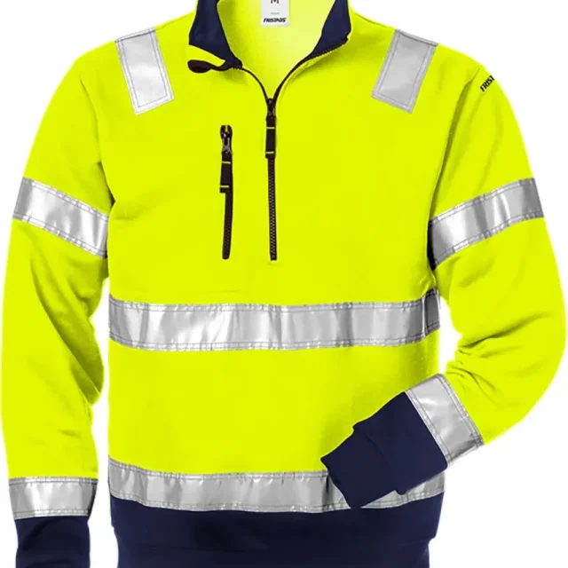 Fristads 728 SHV Tröja varselgul/marinblå M