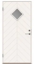 Swedoor P-1400 Ytterdörr vit (S 0502-Y) 888x2080 mm