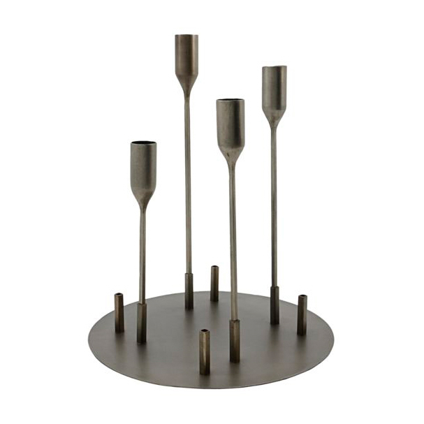 Advent ljusstake Ø25 cm, Champagne