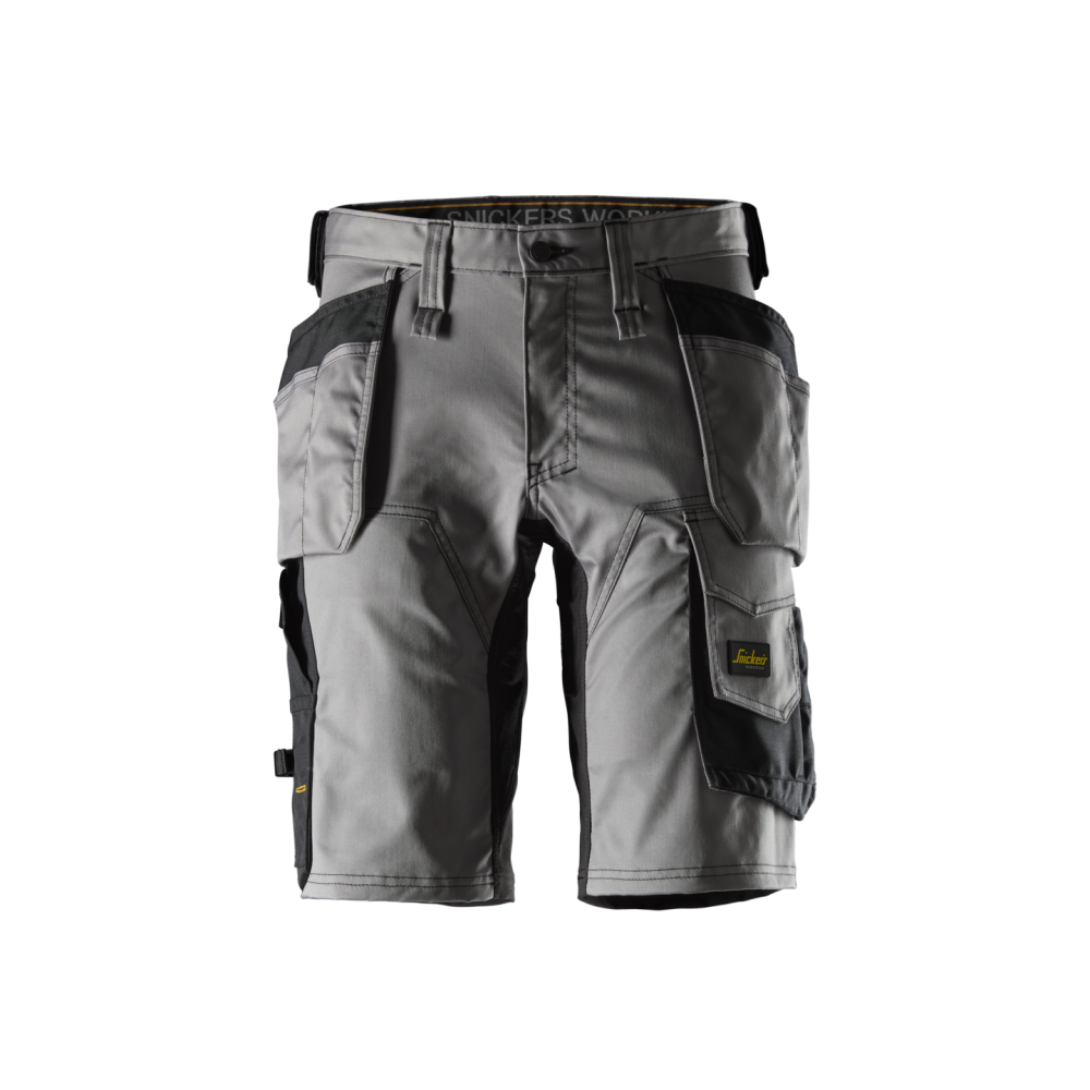 SHORTS STRETCH + HF AW GRÅ/SVART STL 44