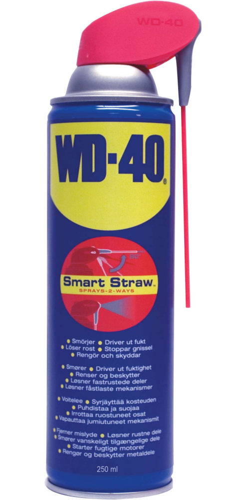 SMÖRJMEDEL WD40 SMART STRAW 250ML