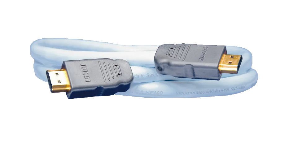SUPRA 1001100732 Patchkabel 2 x HDMI, gjutna kontakter 1,5 m