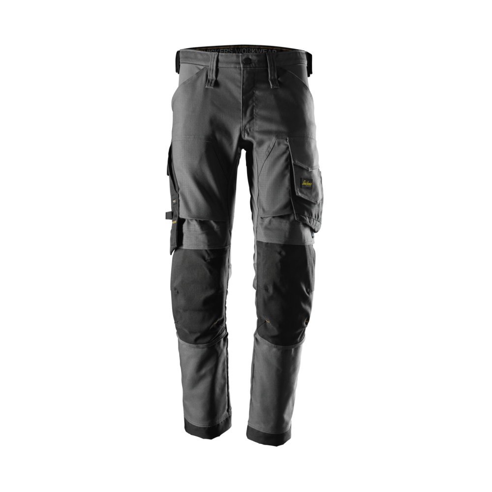 STRETCHBYXA CANVAS AW STÅLGRÅ/SVART STL 64