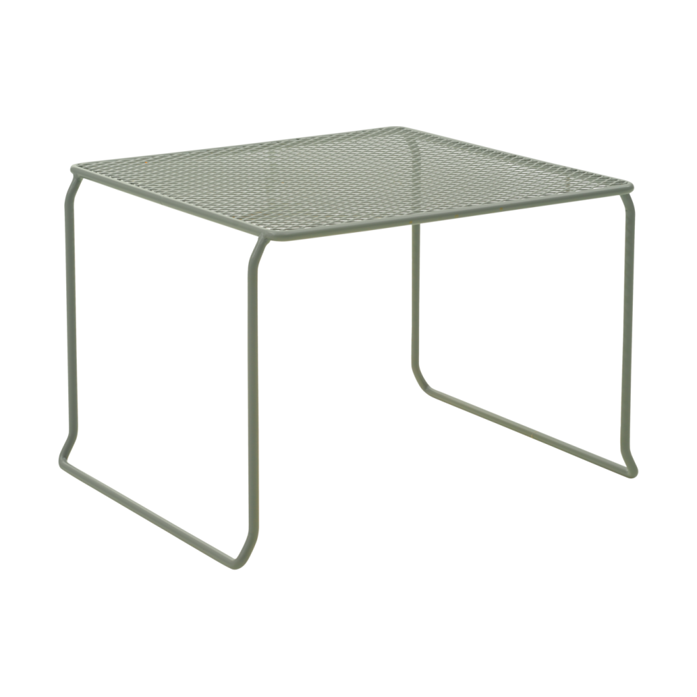 Haru sidobord, Dusty green-white, 54x54 cm
