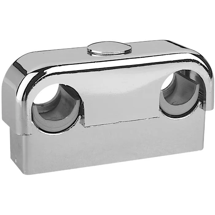 Faluplast Original 16105 Rörklämma dubbel, 8-15 mm, krom