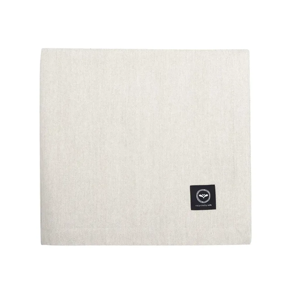 Duk Emil Linne, Vit, 140x250cm, Recycled By Wille