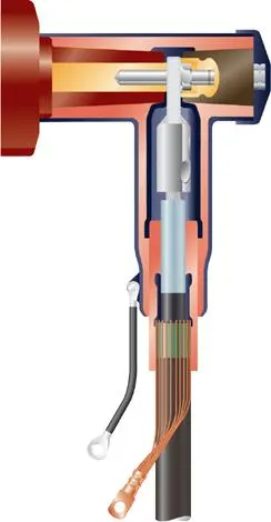 TE Connectivity RSTI Kabelanslutning 1 ledare RSTI-5851-SE01, 12.7-25 mm
