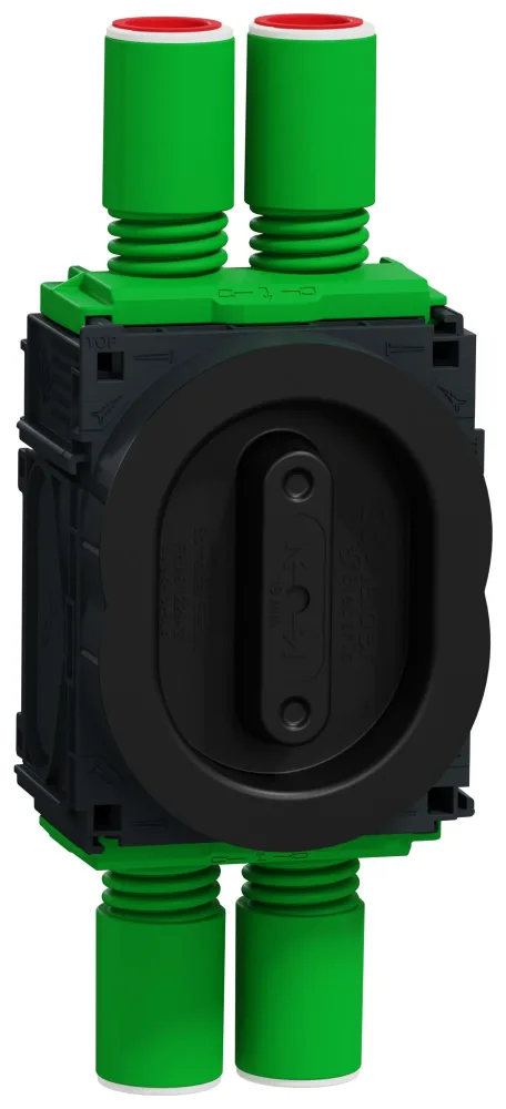 Schneider Electric IMT80266 Apparatdosa brandskydd, 13 mm, 4-stuts För dubbel apparatdosa