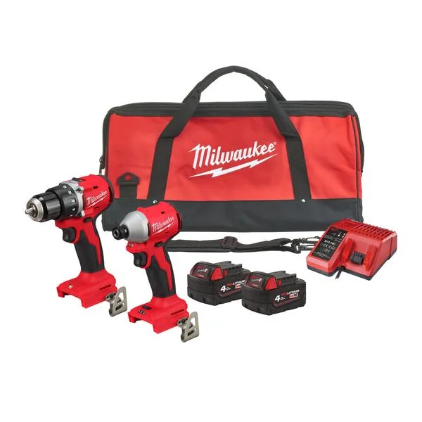 Milwaukee M18 BLCPP2B-402C Verktygspaket med batteri och laddare