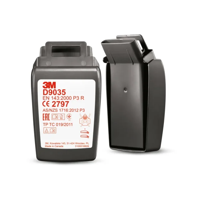 3M Secure Click D9035 Partikelfilter hårt fodral