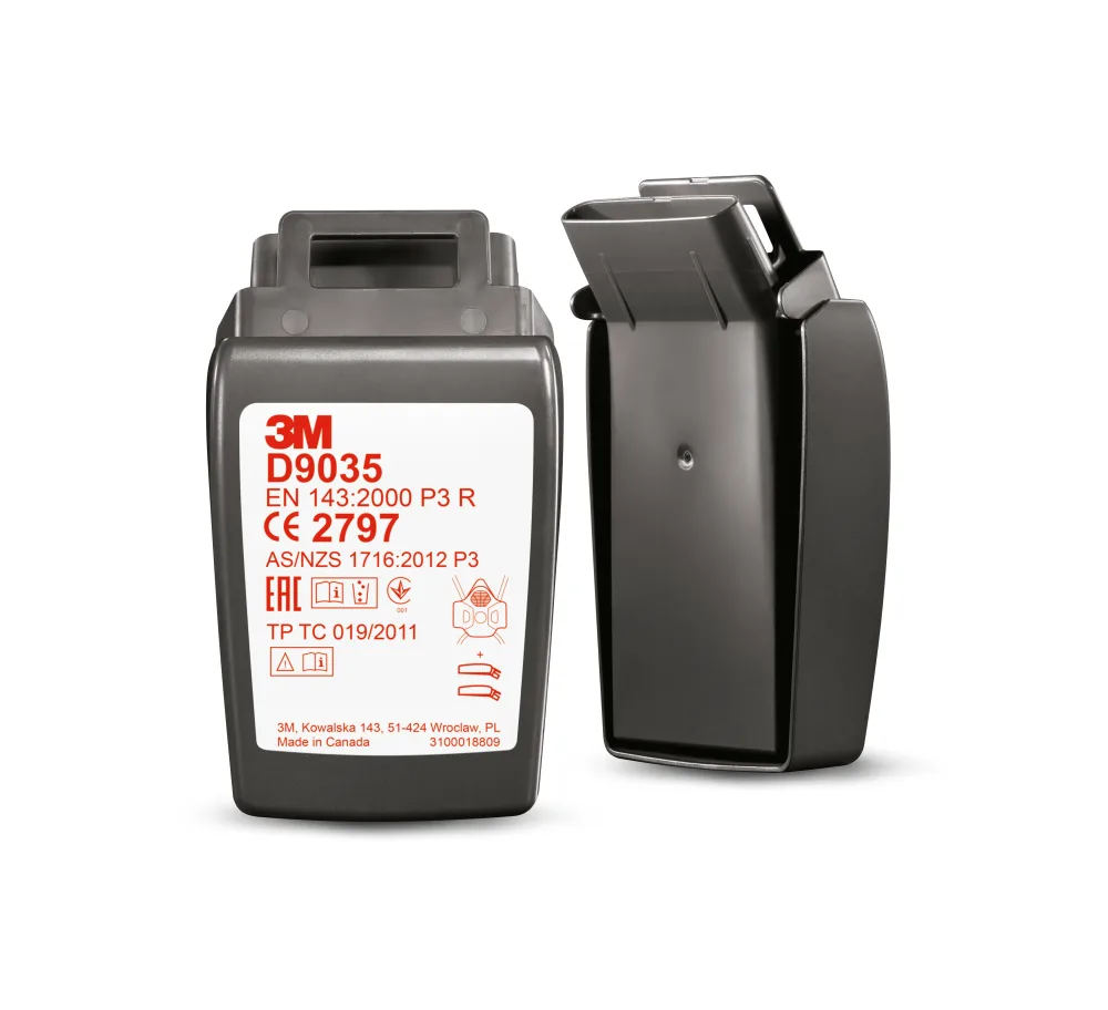 3M Secure Click D9035 Partikelfilter hårt fodral