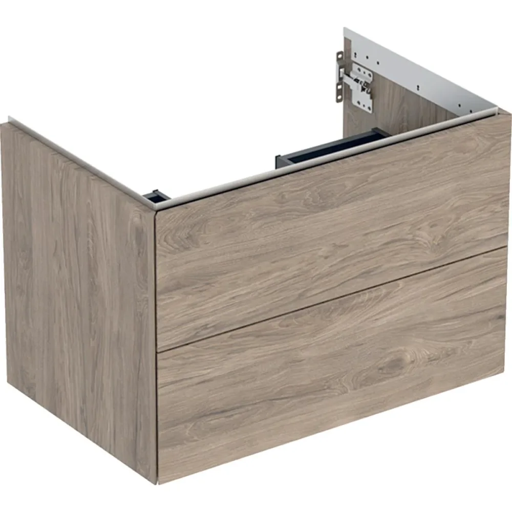 Geberit ONE 505.262.00.6 Kommod 75 x 47 cm, 2 lådor Valnöt - Bild 2
