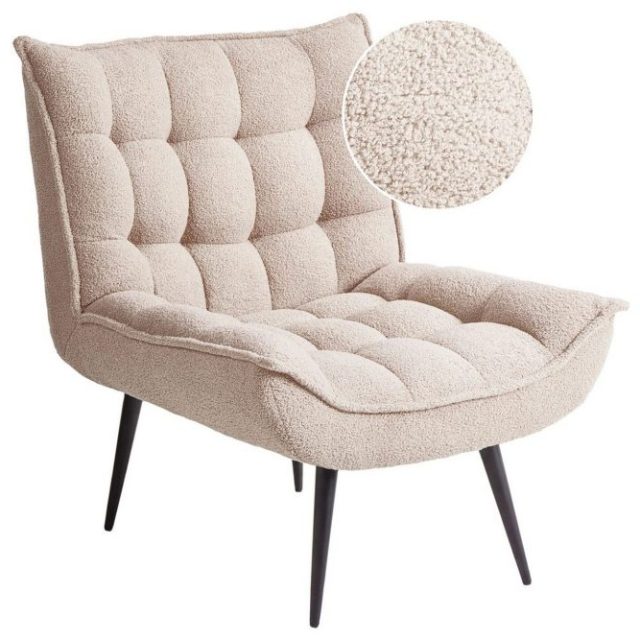 Fåtölj Alvesta Beige/svart