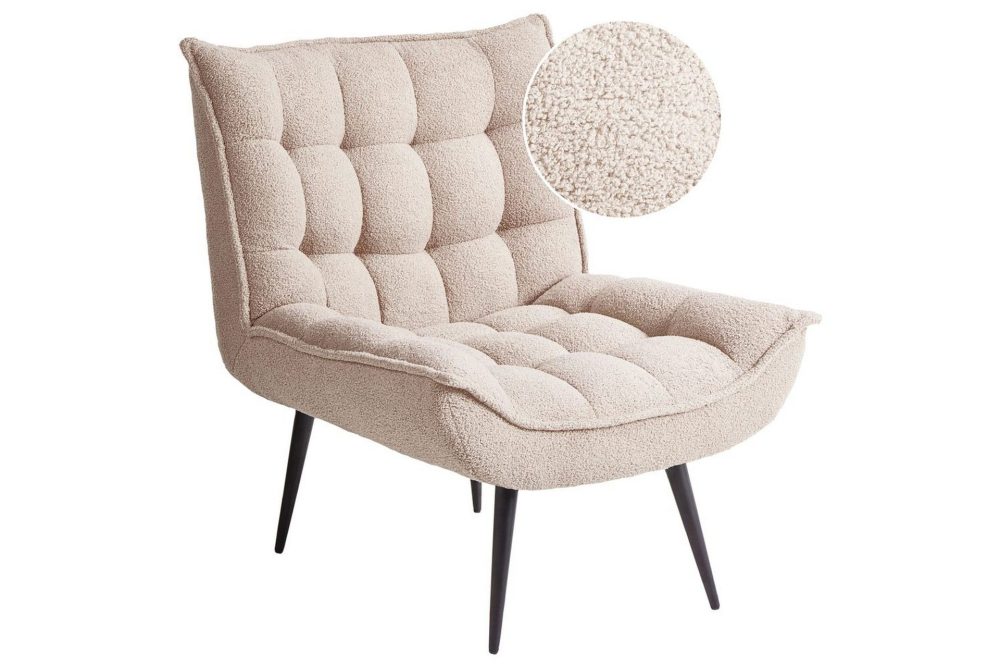 Fåtölj Alvesta Beige/svart
