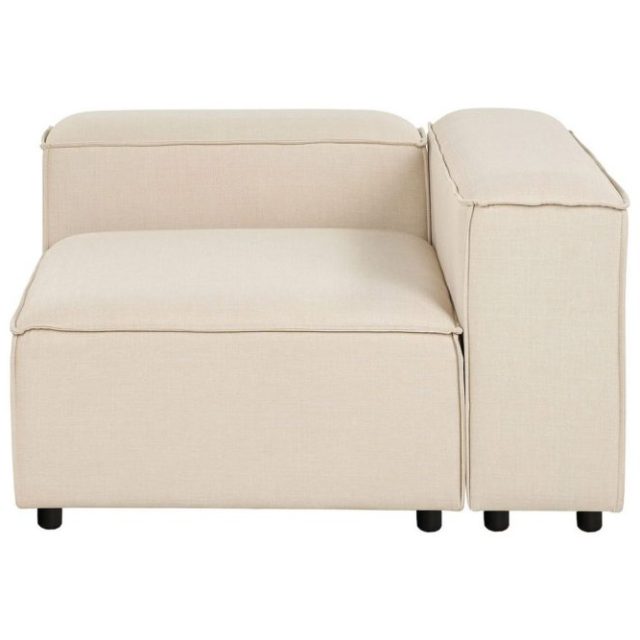 Hörnsektion Ardal Beige, svart, Vänstervänd