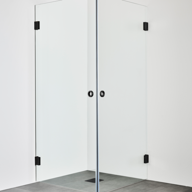 DUSCHHÖRN HAFA INFINITY SVART 90X100