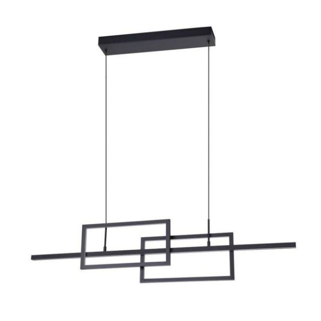 Takpendel Eglo Puebla Svart/Vit 115 cm