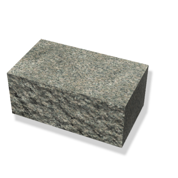 PLOCKMUR BENDERS DUBBEL HAS 17,5X20X15, HALVSTEN GRÅ 175X200X150