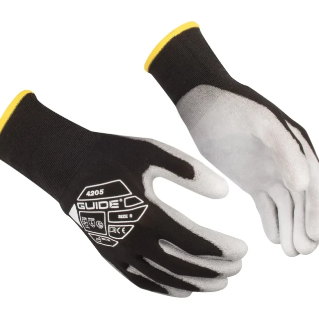 Guide Gloves 4205 Handske nylon, ESD, antistatisk, touch 6