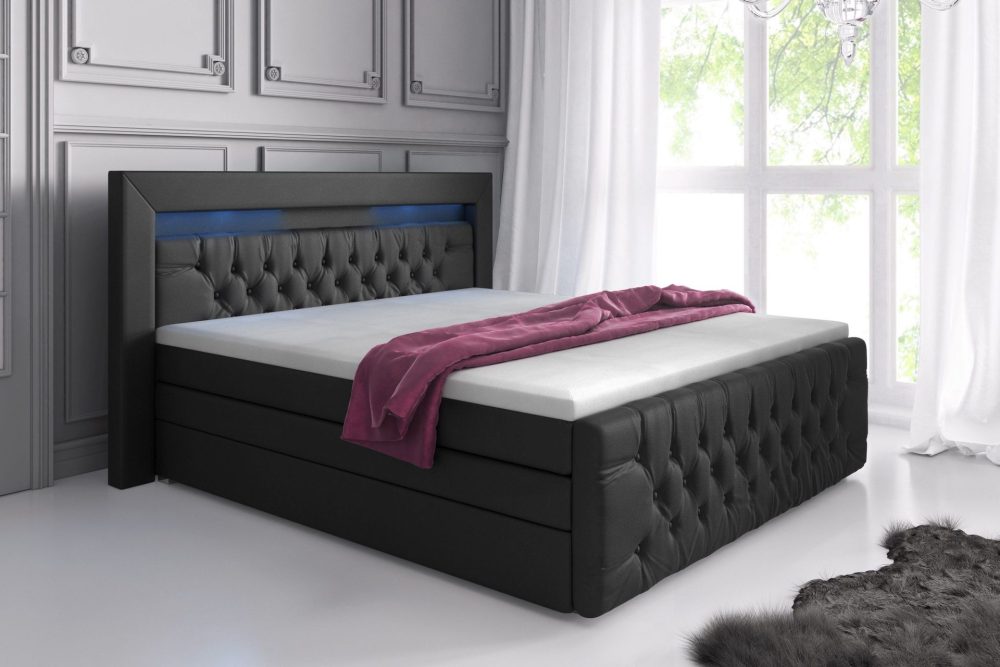 Franco Lyx Sängpaket 180x200LED-belysning