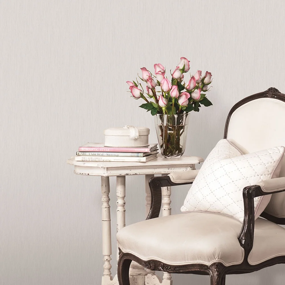Galerie Wallcoverings Mansion II G67653 Tapet Vertical Textile Grå