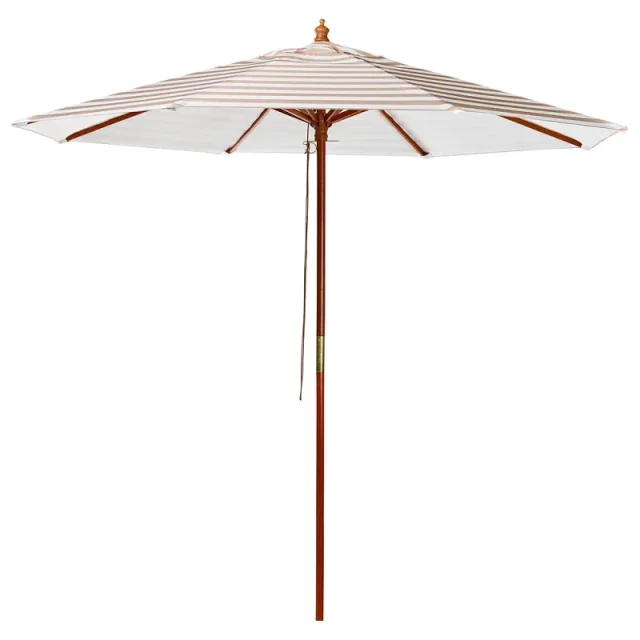 Parasoll 260 cm FERENTILLO Beige/ Vit