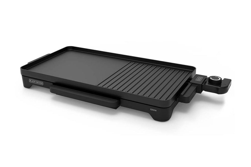 Bordsgrill Black+Decker Platt 2200W Svart