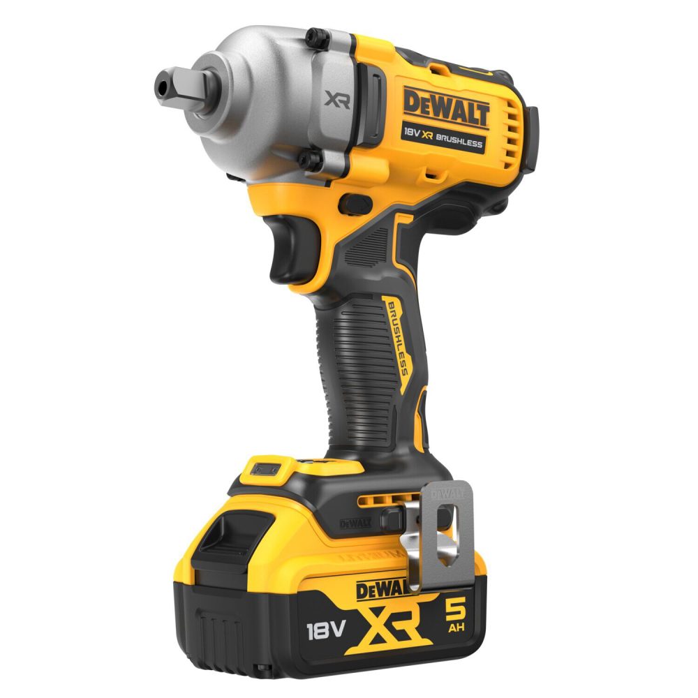 Kjøp Dewalt Muttertrekker DCF892P2T 18V XR, 1/2", 2 stk 5,0Ah-batterier, TSTAK.