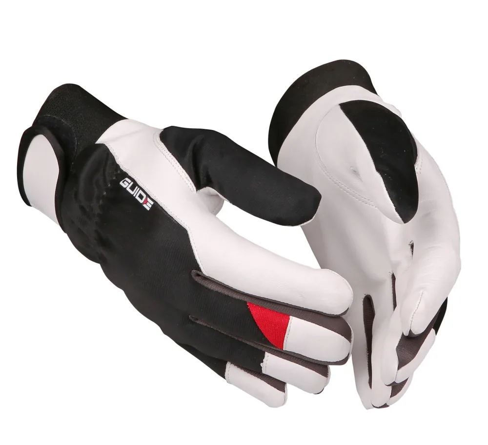Guide Gloves 5162W Handske läder, fodrad, kardborre 11