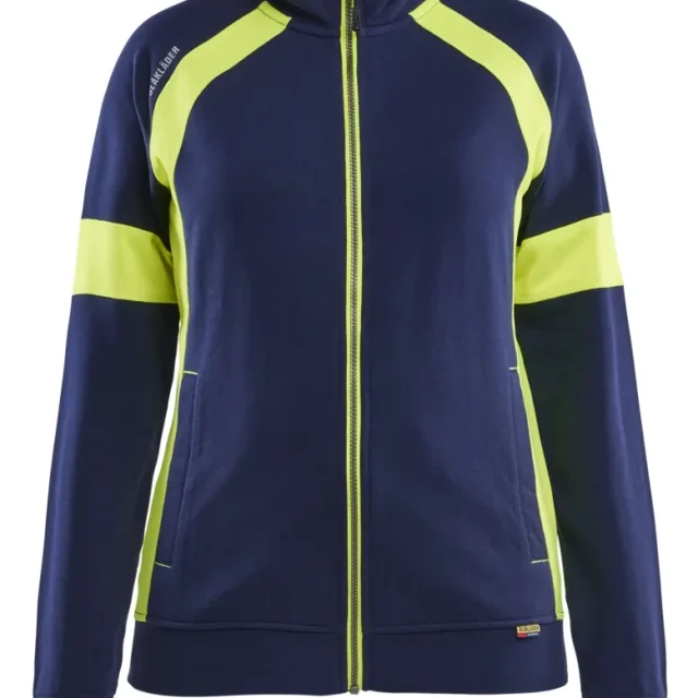 Blåkläder 3568-1158 Sweatshirt helzip, dam M